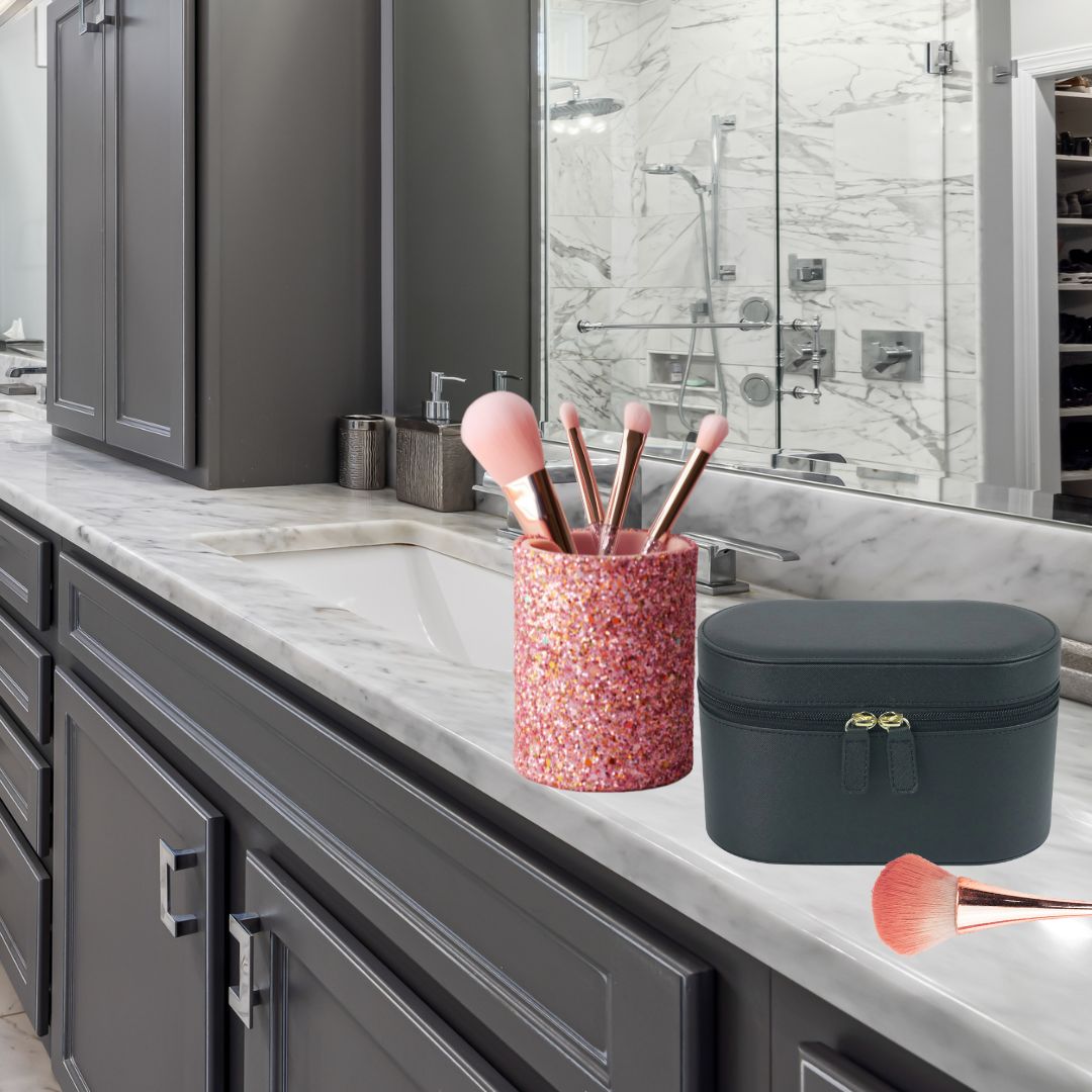 Vanity Case – Grand Organisateur de Maquillage et de Toilette de Voyage